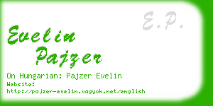 evelin pajzer business card